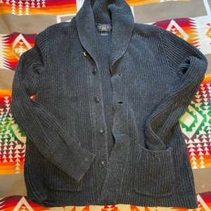 RRL Ralph Lauren Vintage Heavy Cotton Cardigan Sweater